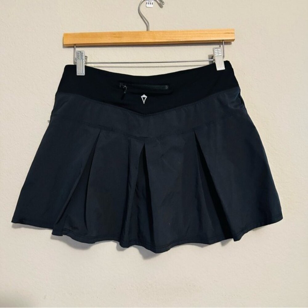 Ivivva by Lululemon Fast Drill Skirt (Tennis skirt) Sz 14 Kids 0-2 Color: Black - Picture 3 of 11